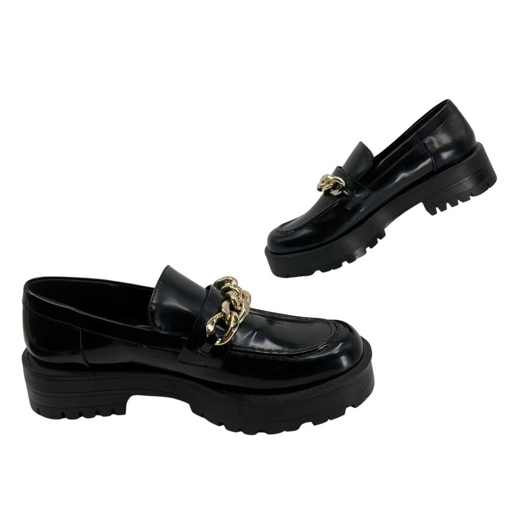 Zara Black Platform Loafers | Size 40EU